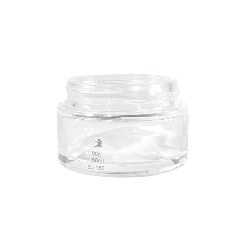 50ml স্বচ্ছ ক্রিম জার, প্রিমিয়াম কসমেটিক প্যাকেজিং বোতল