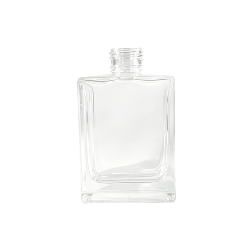J2456 প্রিমিয়াম স্বচ্ছ সুবাস ডিফিউজার বোতল 105ml আয়তক্ষেত্রাকার বড় ক্ষমতা