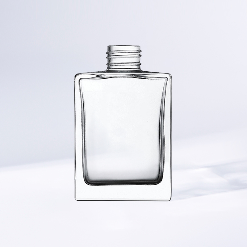 J2456 প্রিমিয়াম স্বচ্ছ সুবাস ডিফিউজার বোতল 105ml আয়তক্ষেত্রাকার বড় ক্ষমতা